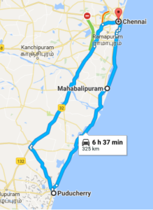 Tamil Nadu - Route
