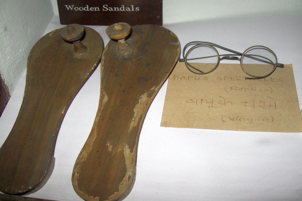 Gandhiji's Chappal and Spectacles