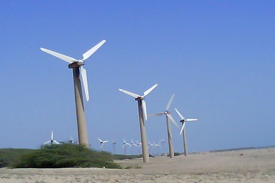 Windfarm Mandvi beach